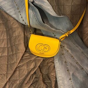 Guess Vibrant Yellow Crossbody Bag